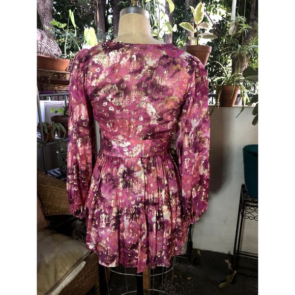 LoveShackFancy | Willis Printed Mini Dress Size 4 - Picture 9 of 12